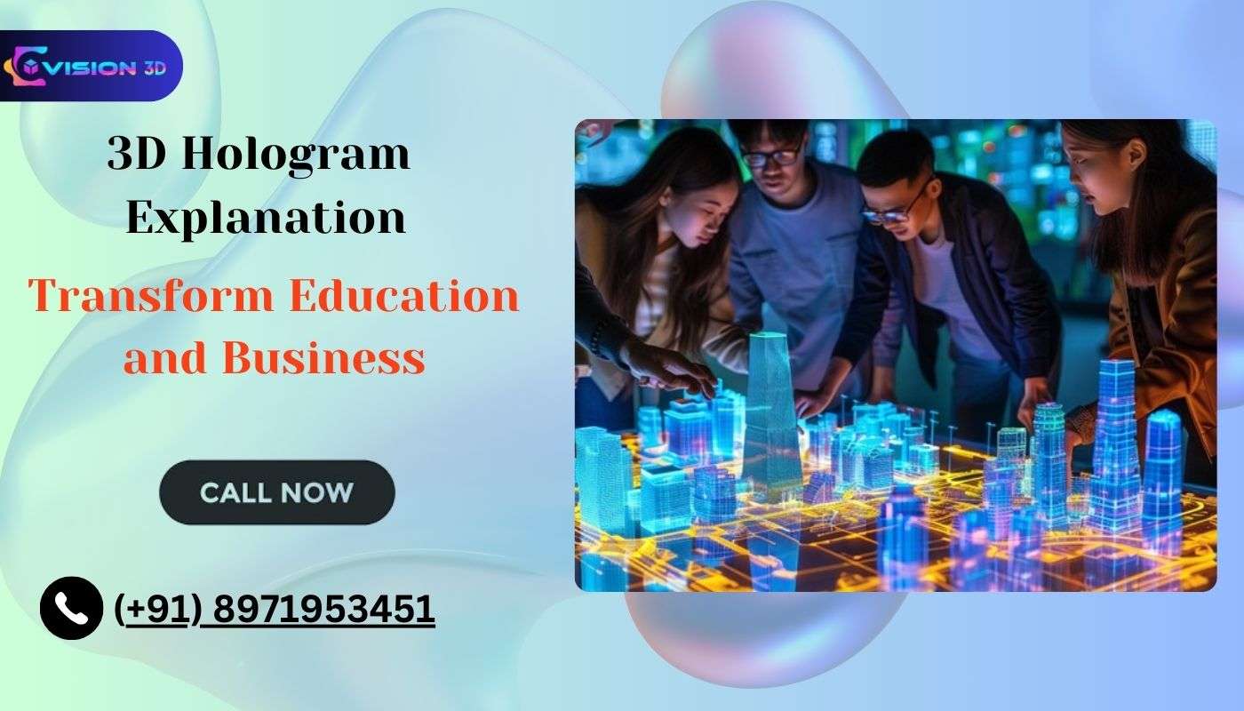 3D Hologram Explanation – How It Can Transform Education and Business?