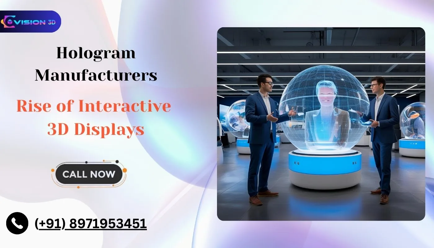 Hologram Manufacturers and the Rise of Interactive 3D Display