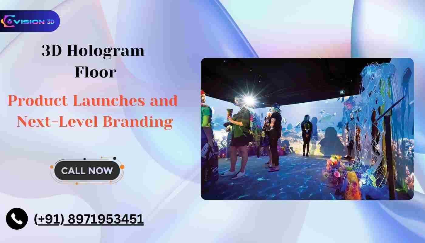 3D Hologram Floor for Product Launches: Next-Level Branding 