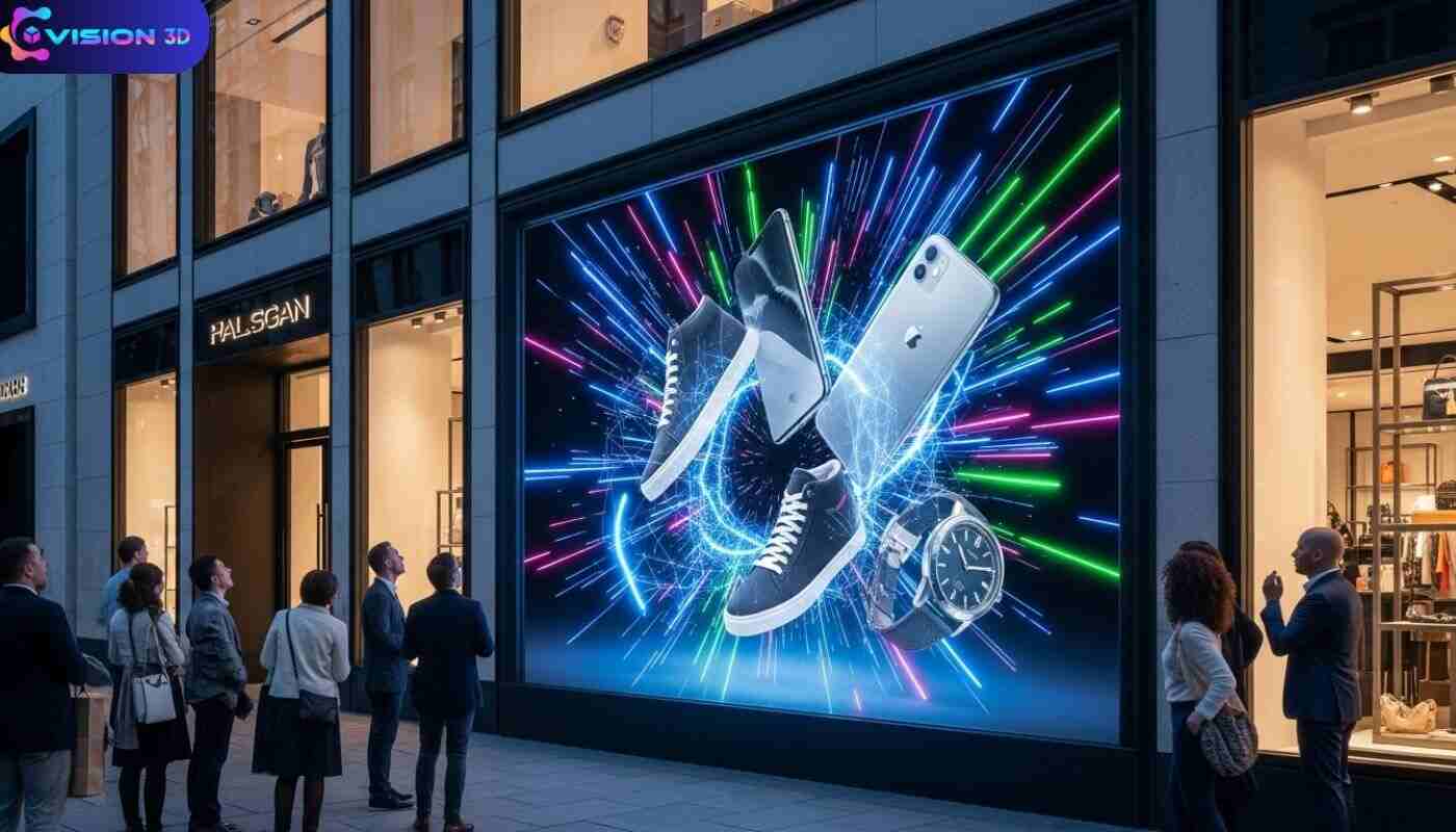 Reimagine Retail Windows with 3D Hologram Wall Displays for a Truly Immersive Experience