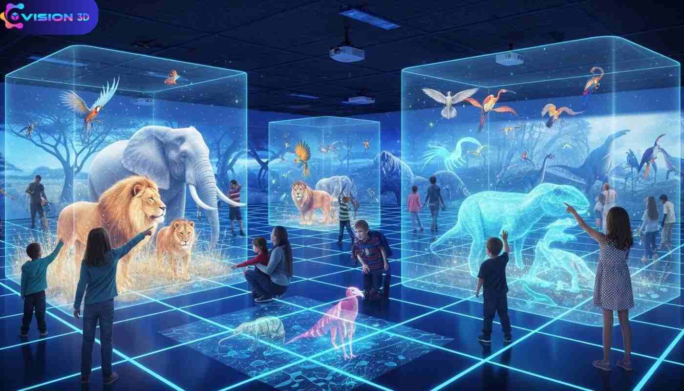Build Your 3D Hologram Zoo: The Future of Interactive Animal Exhibits
