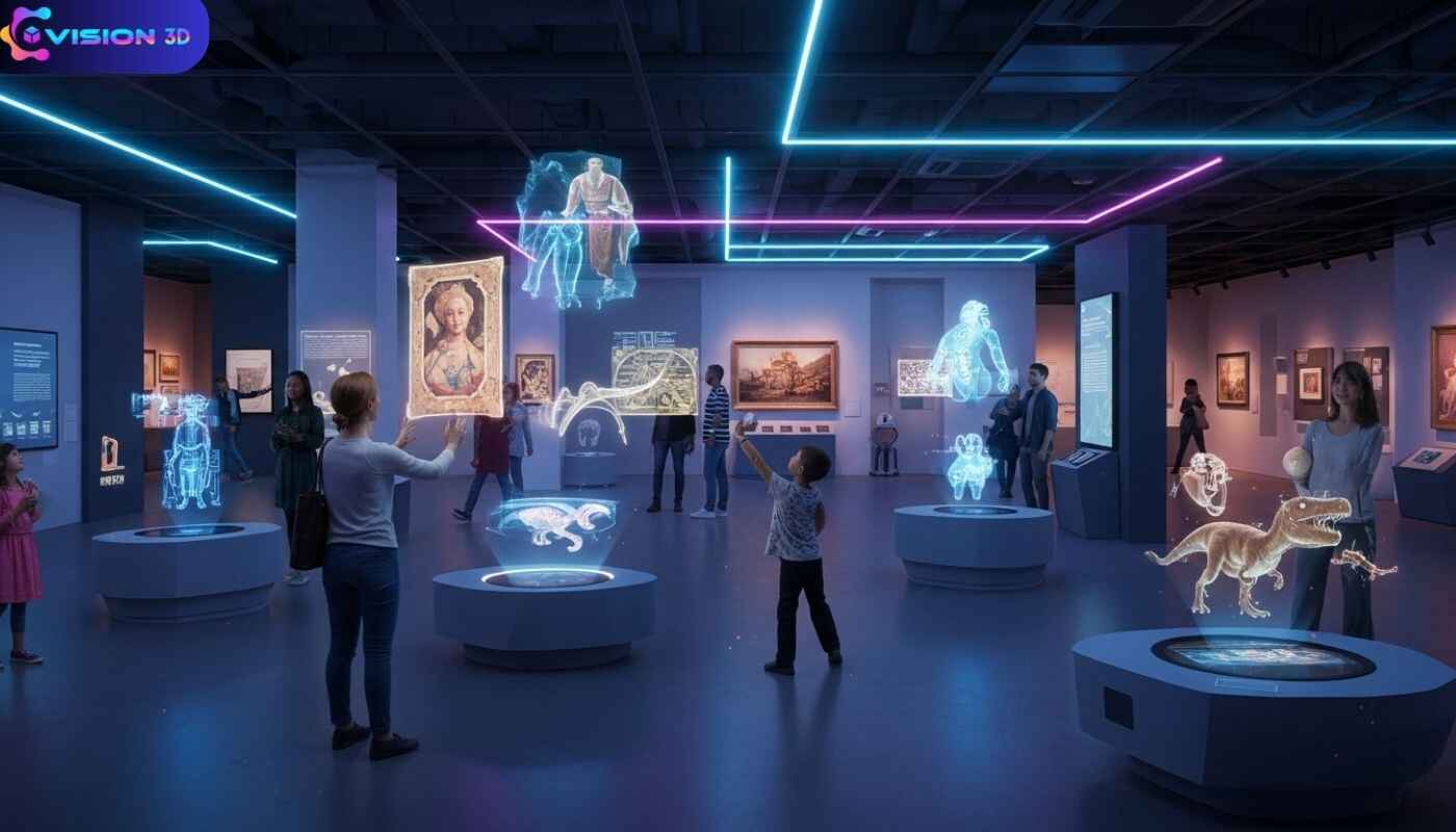 Turn Your Hologram Museums into a 3D Holographic Experience Center 