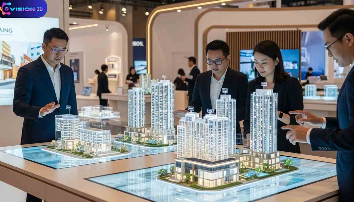 Transform Exhibits with 3D Hologram Displays for Real Estate
