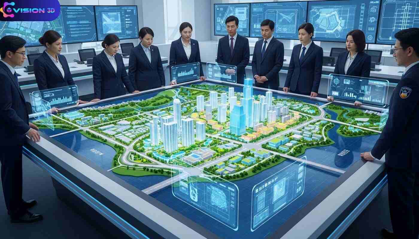 Transform Your Business Meetings with a 3D Hologram Table