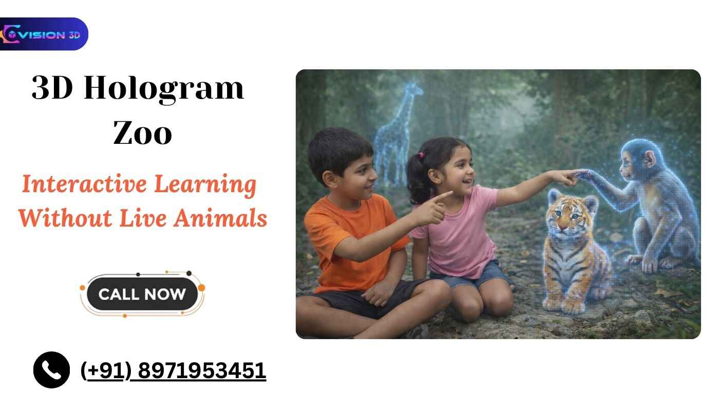 3D Hologram Zoo for Kids: Interactive Learning Without Live Animals