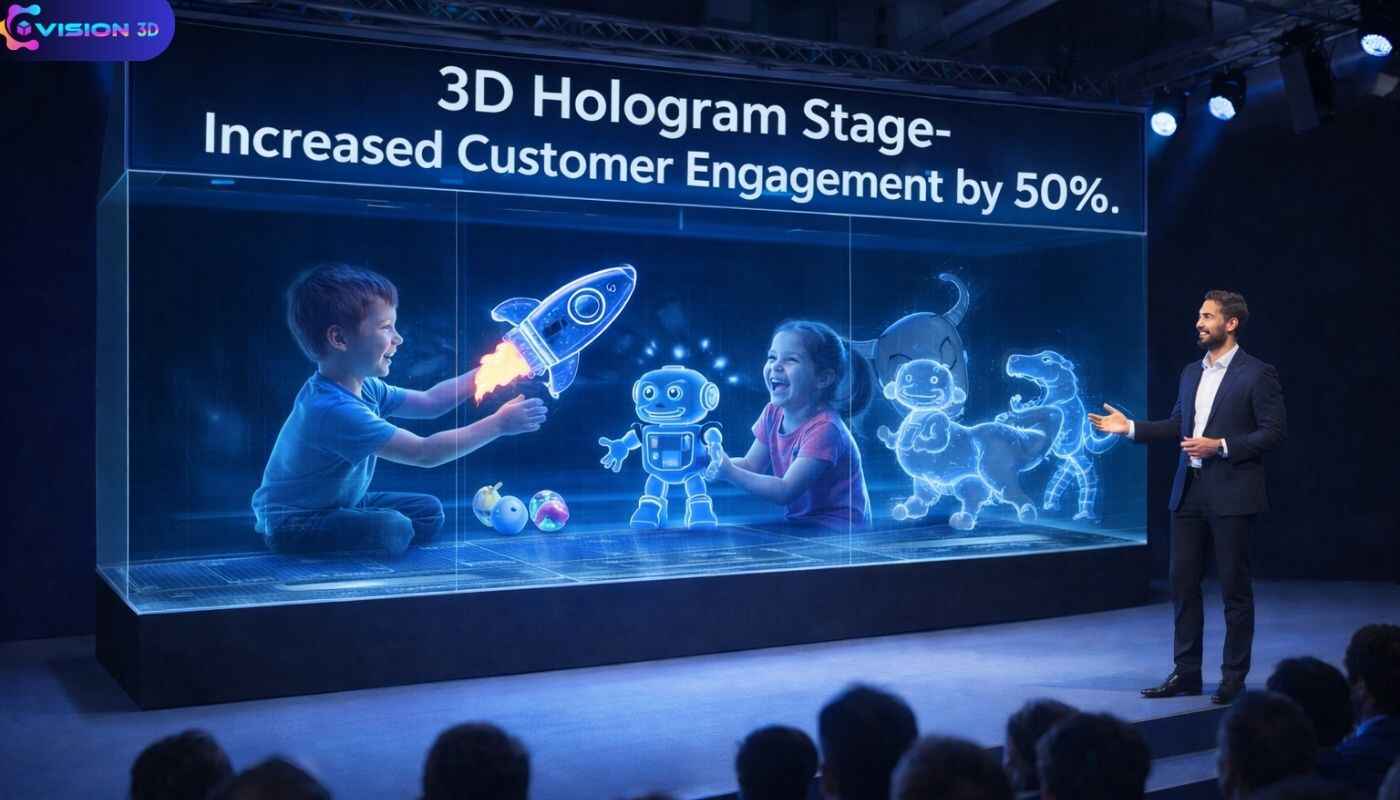 3D Hologram Stage – How Brands Increased Customer Engagement by 50%?