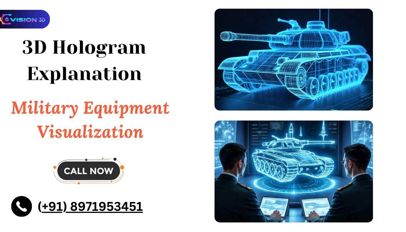3D Hologram Explanation for Military Equipment Visualization