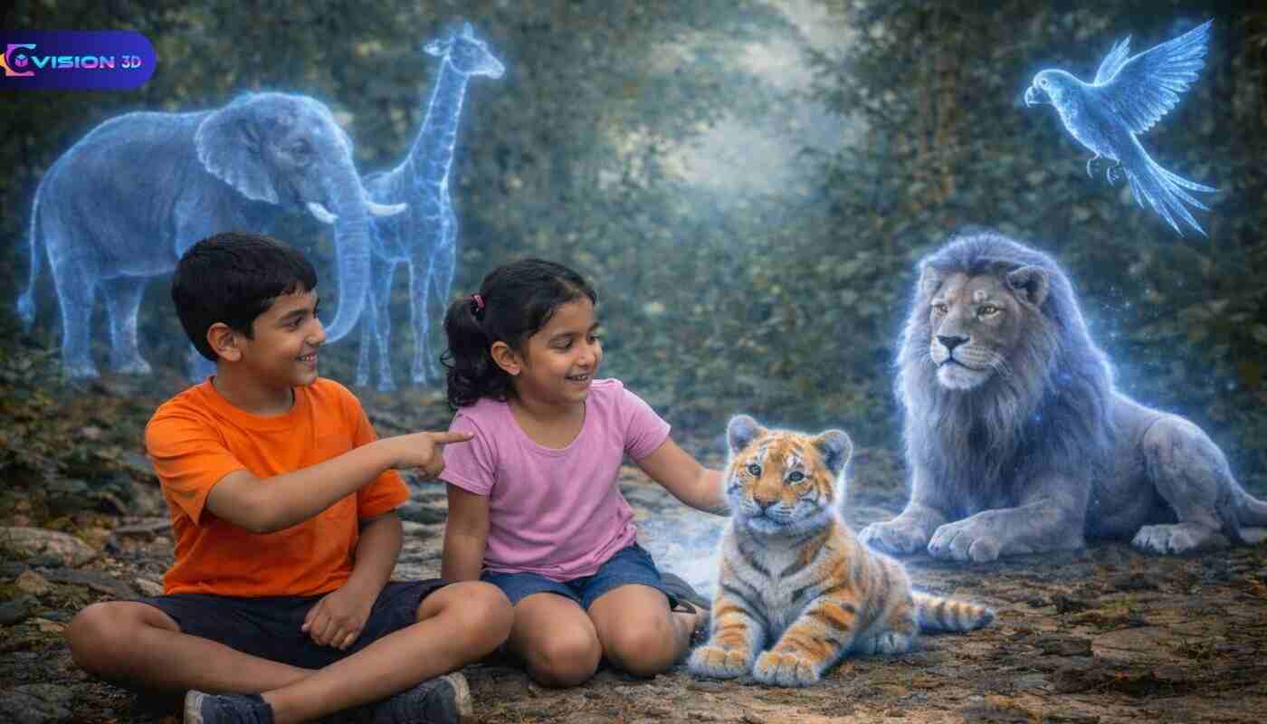 Create Virtual Wildlife Displays with 3D Hologram Zoo Technology